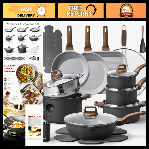 29pcs ceramic cookware set - ceramic,