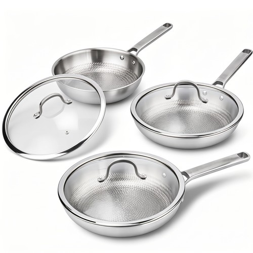 Titanium pan set - titanium, set,