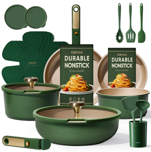 Piece nonstick cookware set - 21-piece,